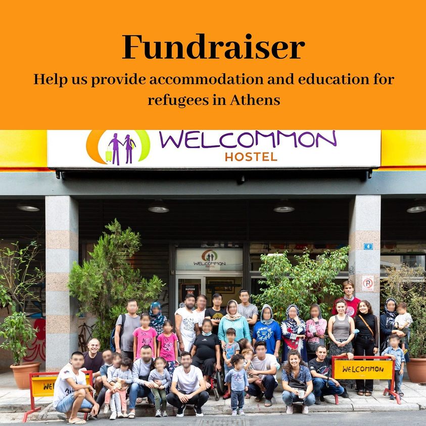 WELCOMMON HOSTEL: we offer accommodation and education for refugees in Athens during COVID-19